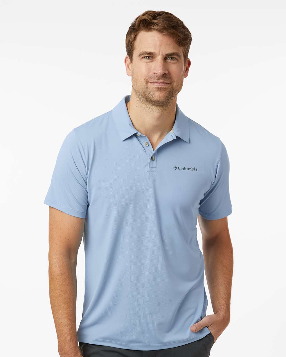 Columbia Embroidered Men's Tech Trail Utility Polo Thumb