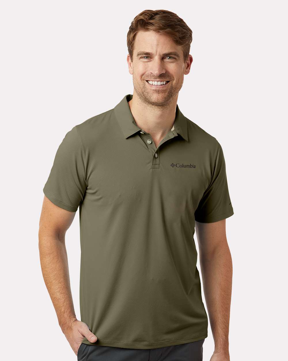 Columbia Embroidered Men's Tech Trail Utility Polo