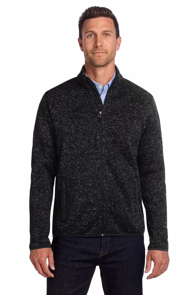 Port Authority Embroidered Men's Sweater Fleece Jacket