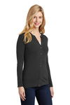 Port Authority Embroidered Women's Concept Stretch Button-Front Cardigan Thumb