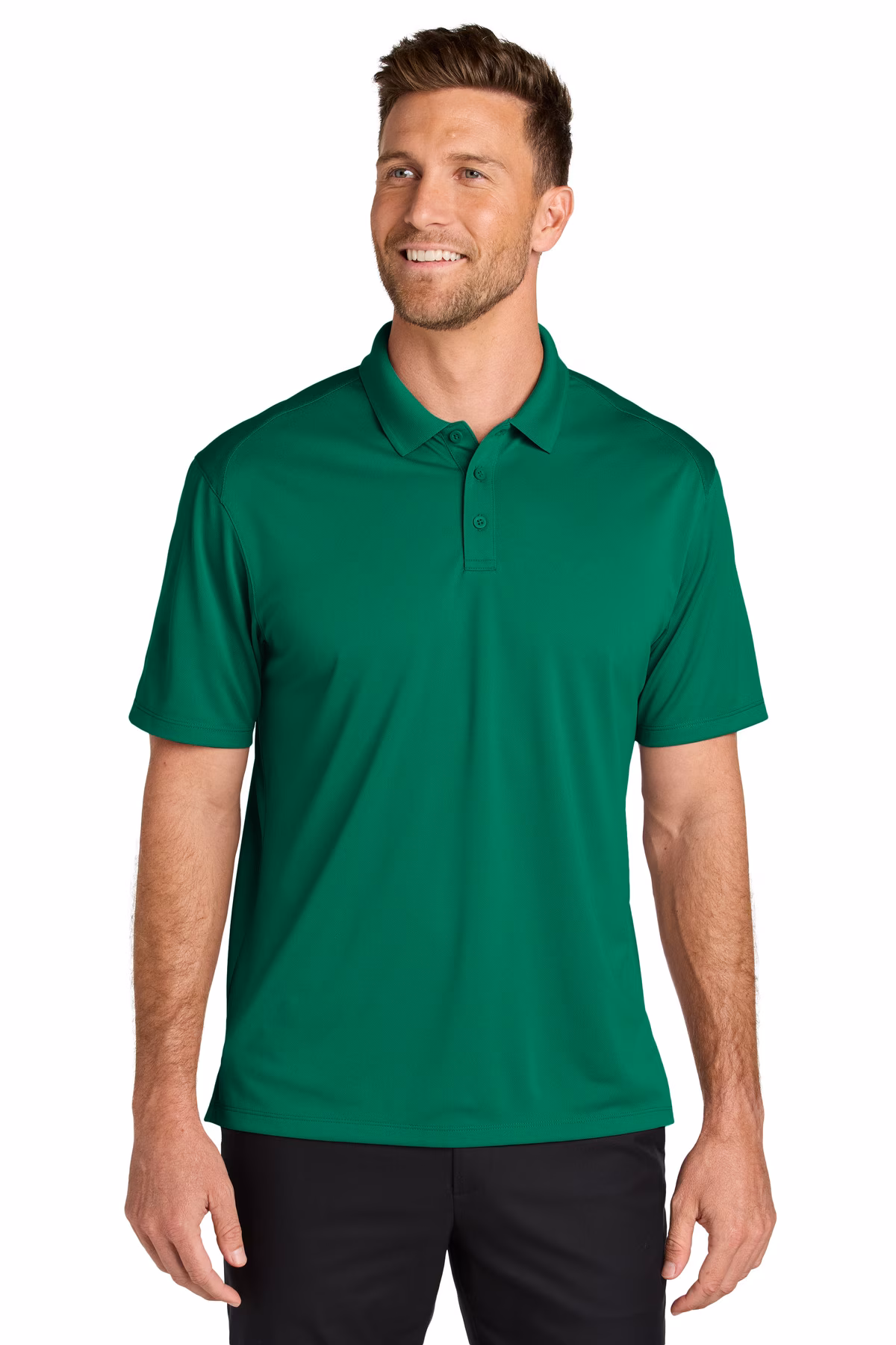 Port Authority Printed Men's Wearever Performance Pique Polo