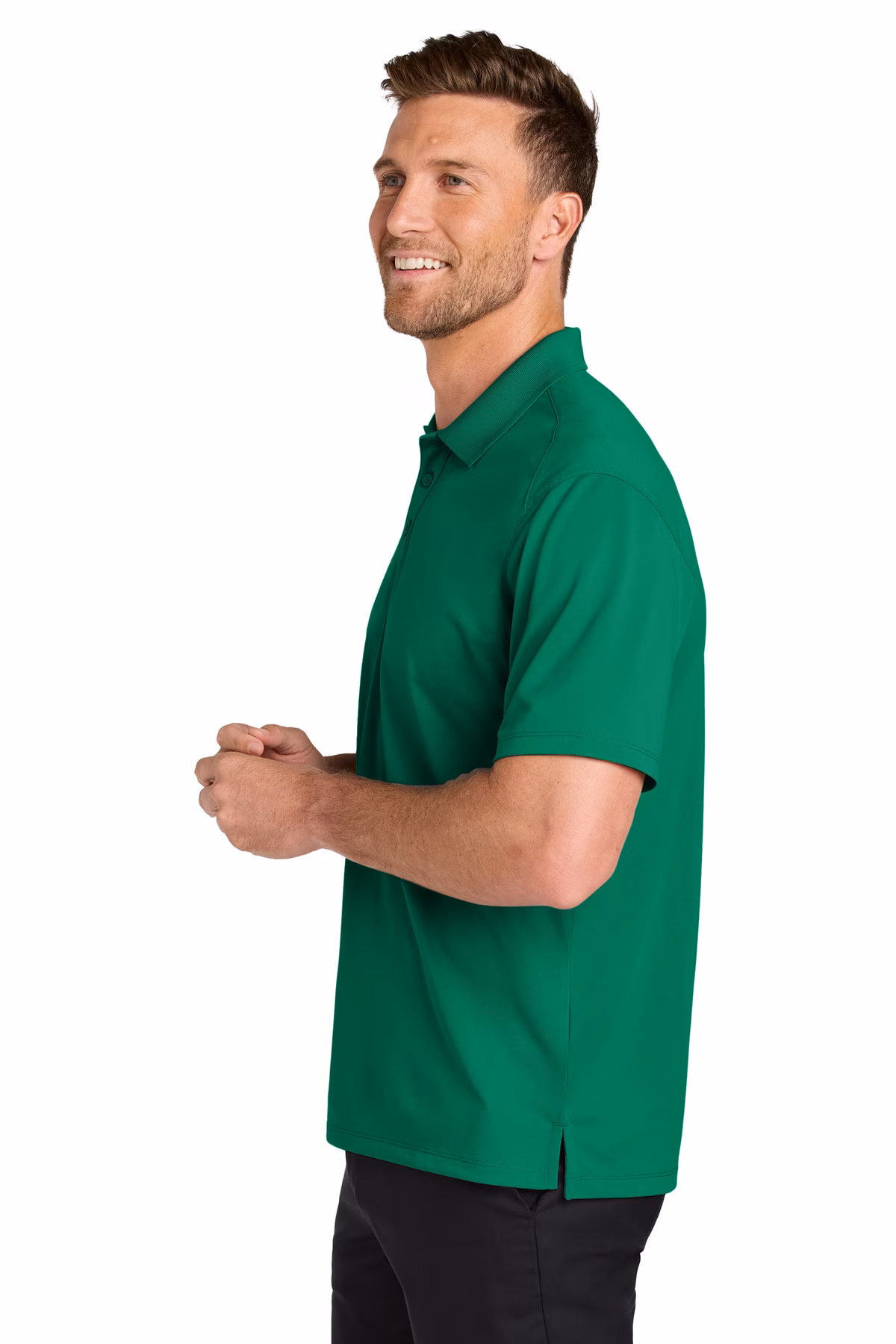 Port Authority Printed Men's Wearever Performance Pique Polo