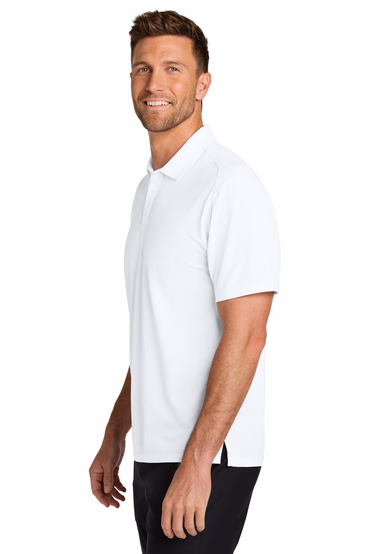 Port Authority Printed Men's Wearever Performance Pique Polo
