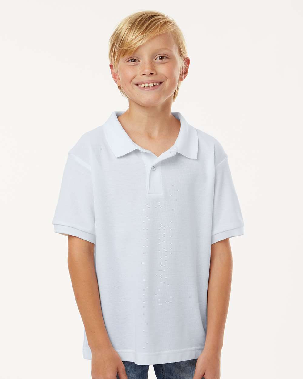 AllPro Embroidered Youth Pique Polo
