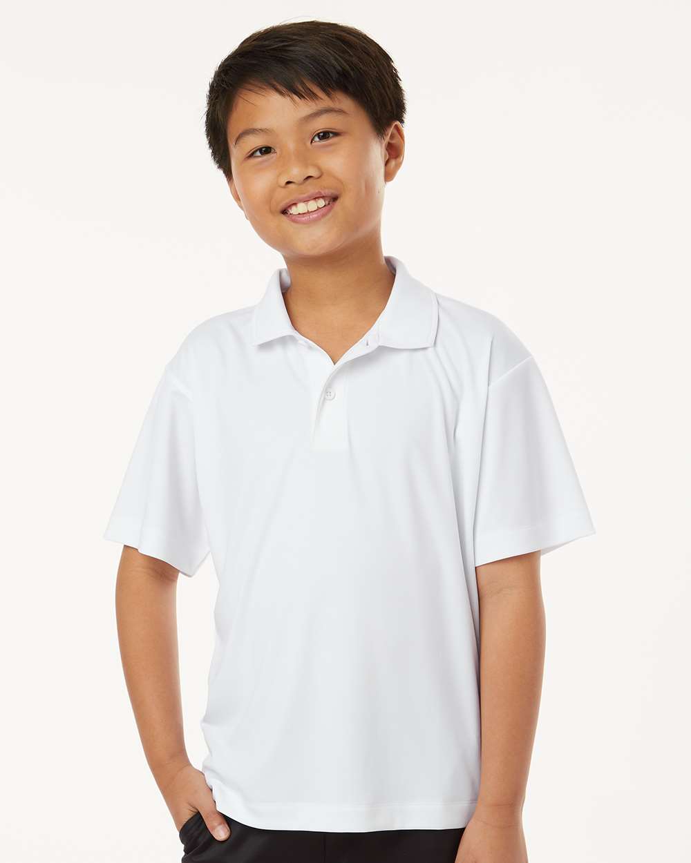 AllPro Embroidered Youth Pro-Lock Performance Polo