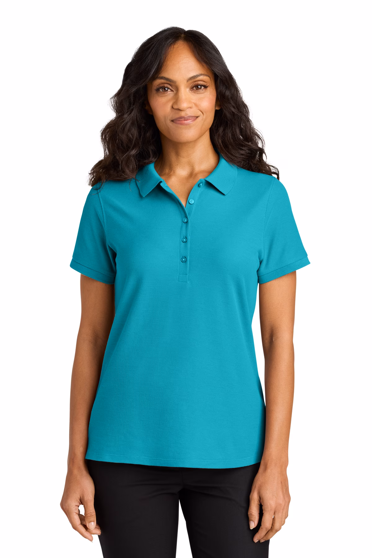 Port Authority Printed Women's Wearever Signature Pique Polo