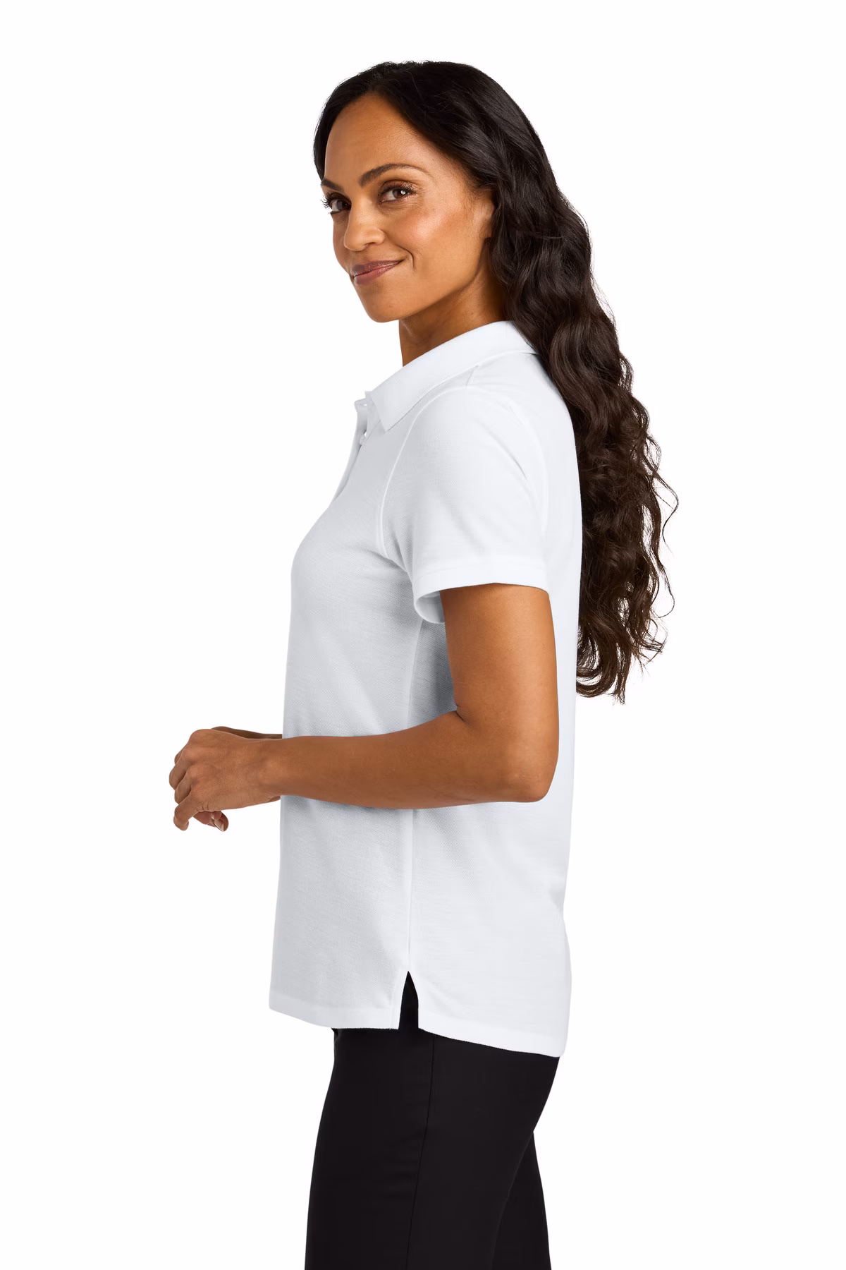 Port Authority Printed Women's Wearever Signature Pique Polo