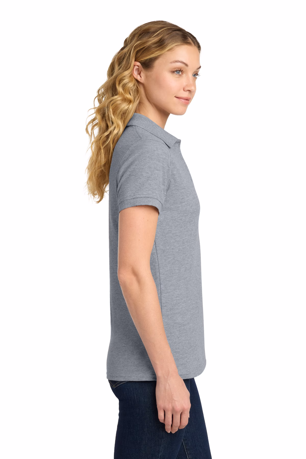 Port & Co Women's Core Blend Embroidered Pique Polo