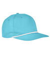 Big Accessories Embroidered 5-Panel Golf Cap Thumb