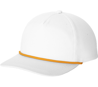Port Authority Printed Snapback Five-Panel Rope Hat