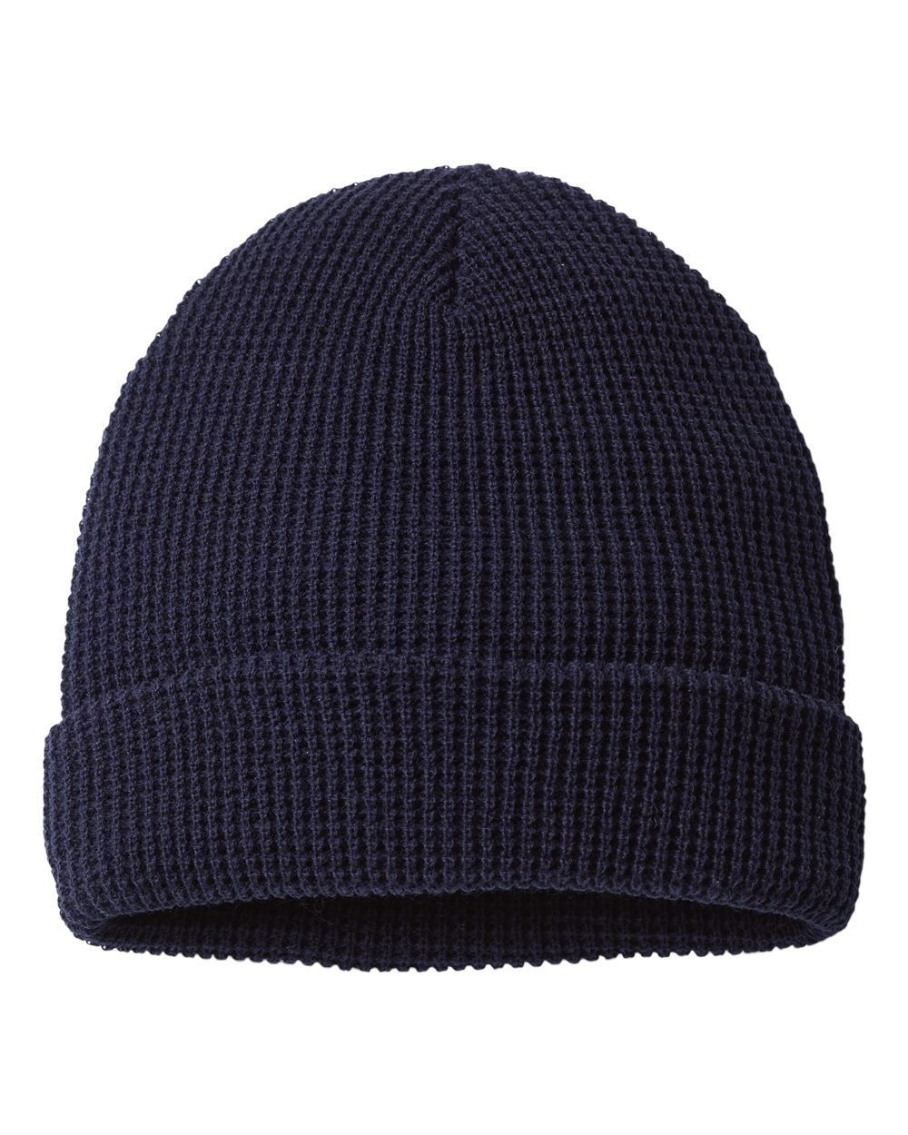 Richardson Embroidered Waffle Cuffed Beanie Image - Richardson Embroidered Waffle Cuffed Beanie