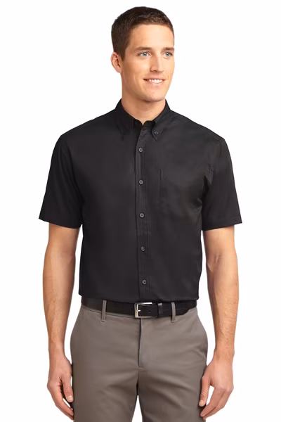 Port Authority Embroidered Men's Tall Short Sleeve Easy Care Shirt