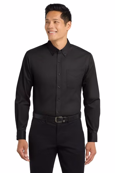 Port Authority Embroidered Men's Tall Long Sleeve Easy Care Shirt