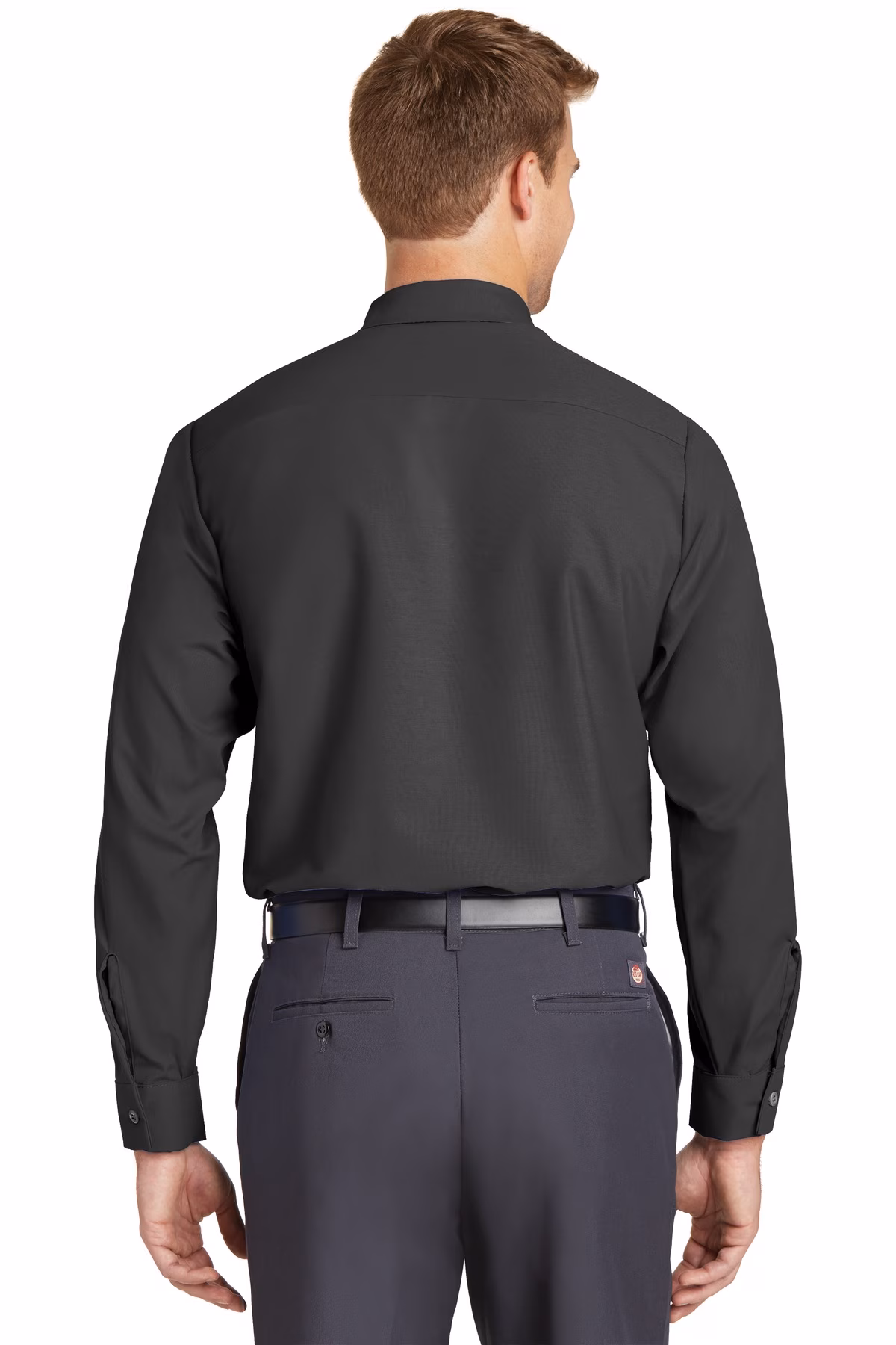 Red Kap Embroidered Men's  Long Sleeve Industrial Work Shirt