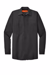 Red Kap Embroidered Men's  Long Sleeve Industrial Work Shirt Thumb