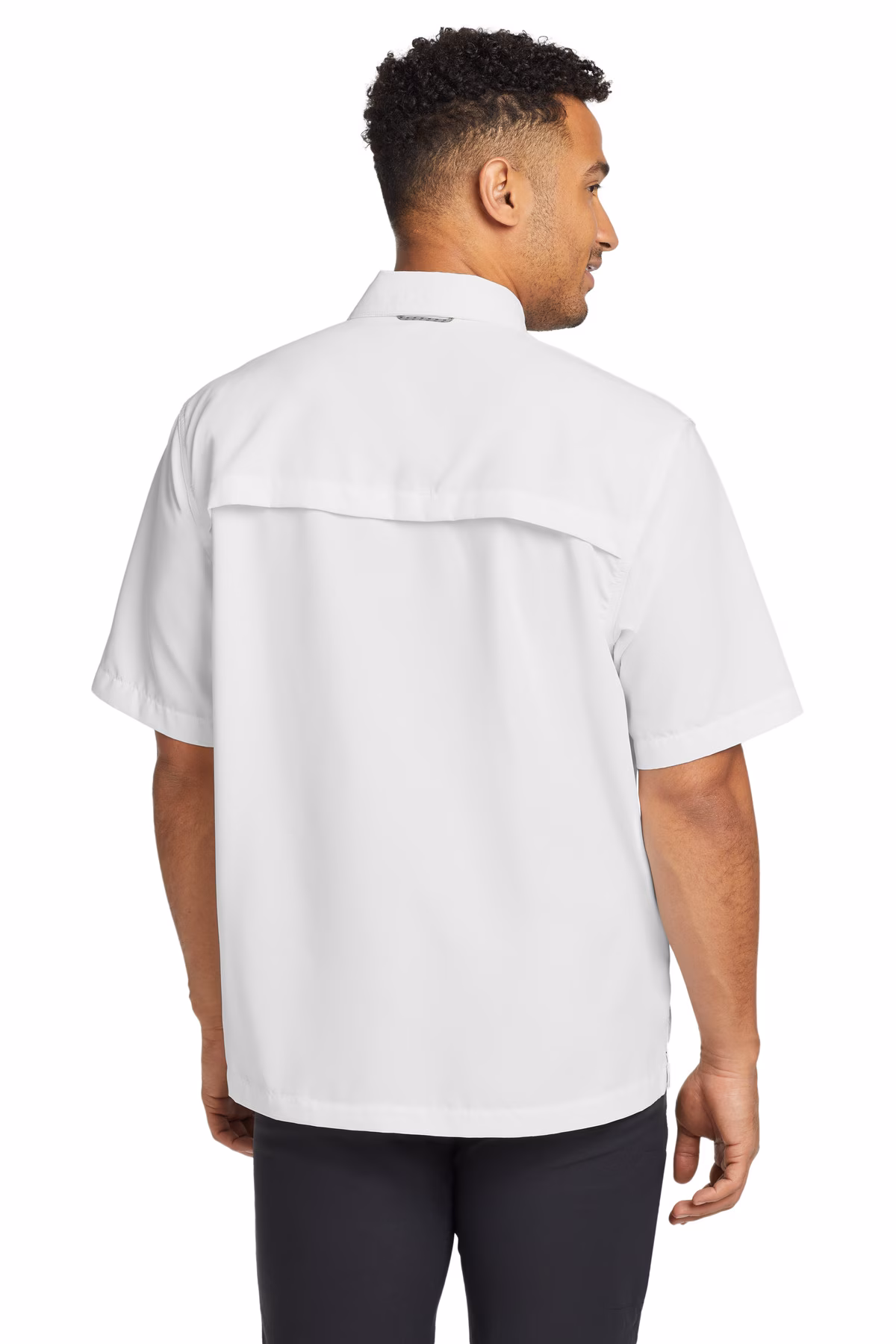 Eddie Bauer Embroidered Men's Short Sleeve Performance Fishing Shirt