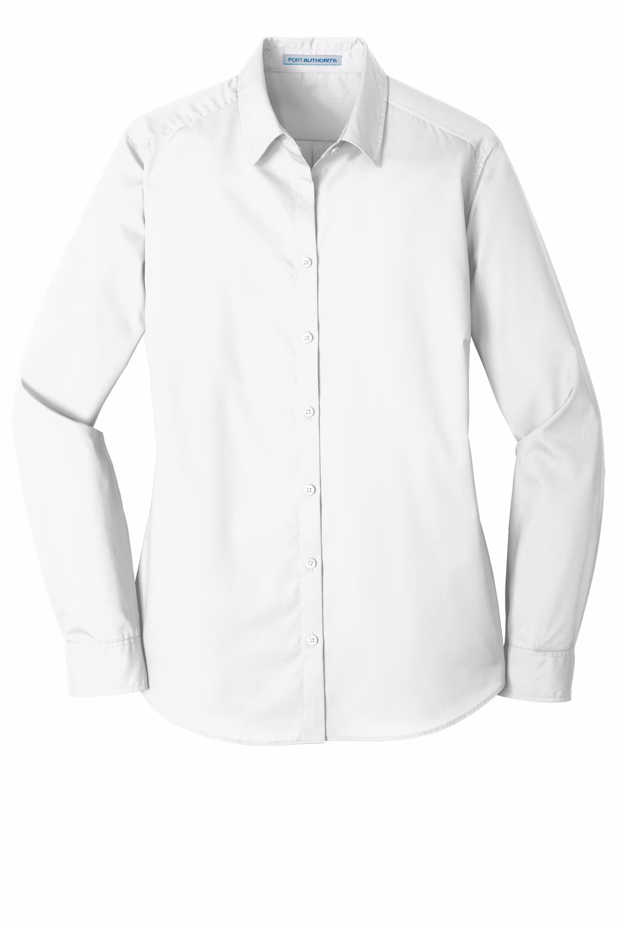 Port Authority Embroidered Women's Long Sleeve Carefree Poplin Shirt
