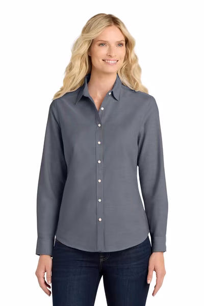 Port Authority Embroidered Women's SuperPro Oxford Shirt