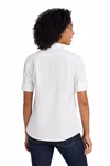 Port Authority Embroidered Women's Short Sleeve SuperPro Oxford Shirt Thumb