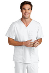 Wink Embroidered Men's Premier Flex V-Neck Top Thumb