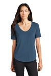 Mercer+Mettle Embroidered Women's Stretch Jersey Relaxed Scoop Thumb