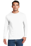 Hanes Printed Unisex Beefy-T 100% Cotton Long Sleeve T-Shirt Thumb