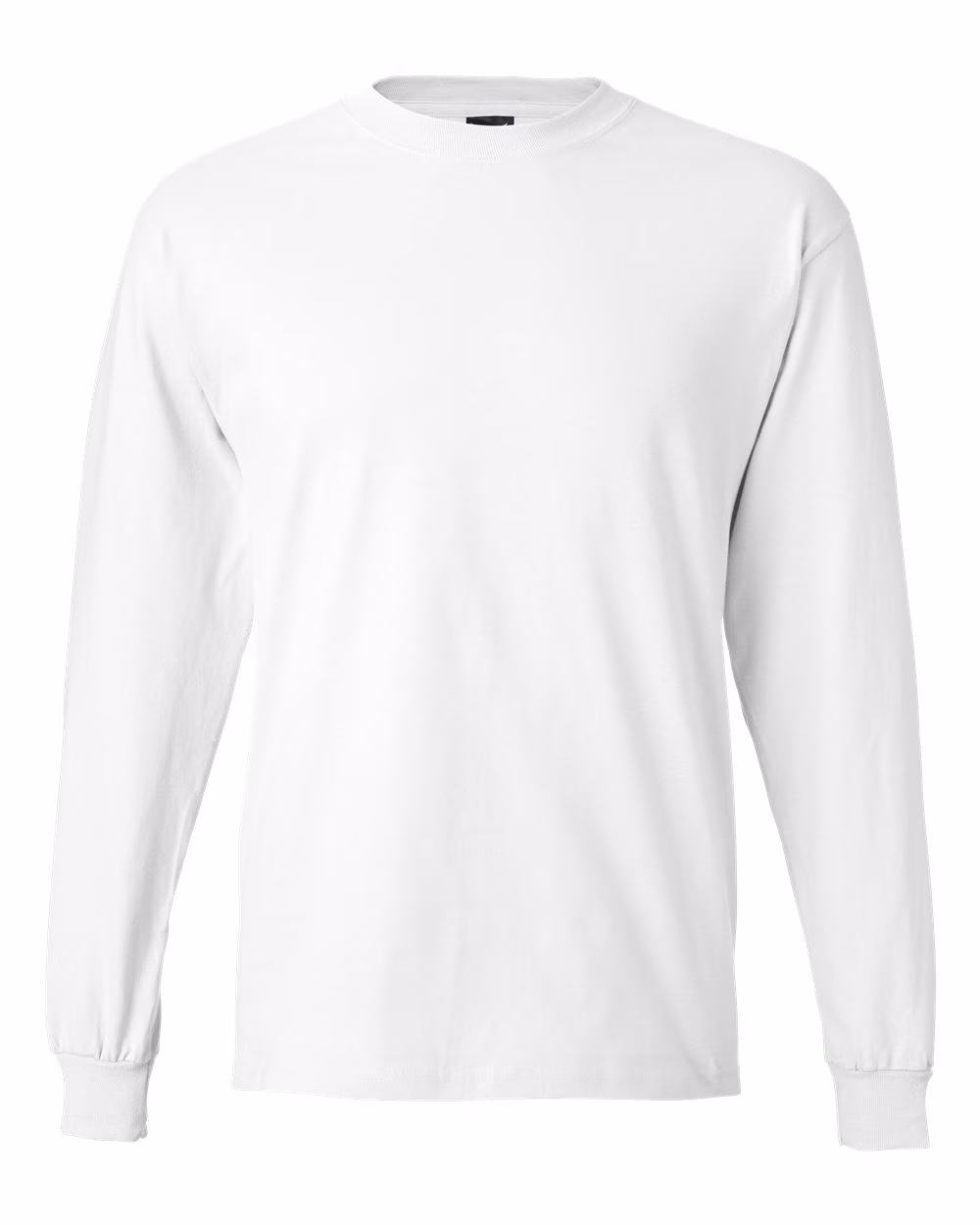 Hanes Embroidered Unisex Beefy-T 100% Cotton Long Sleeve T-Shirt