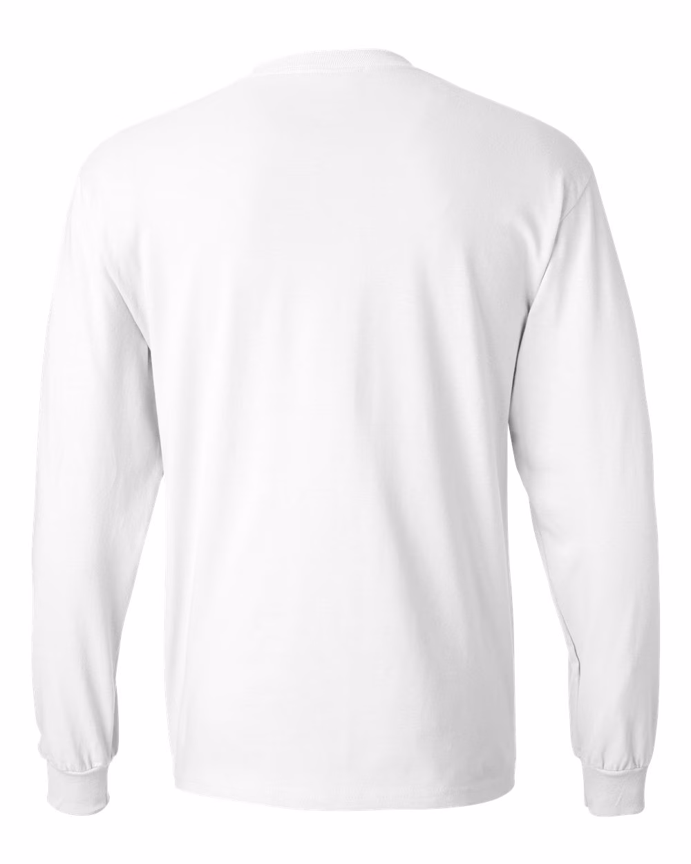 Hanes Embroidered Unisex Beefy-T 100% Cotton Long Sleeve T-Shirt