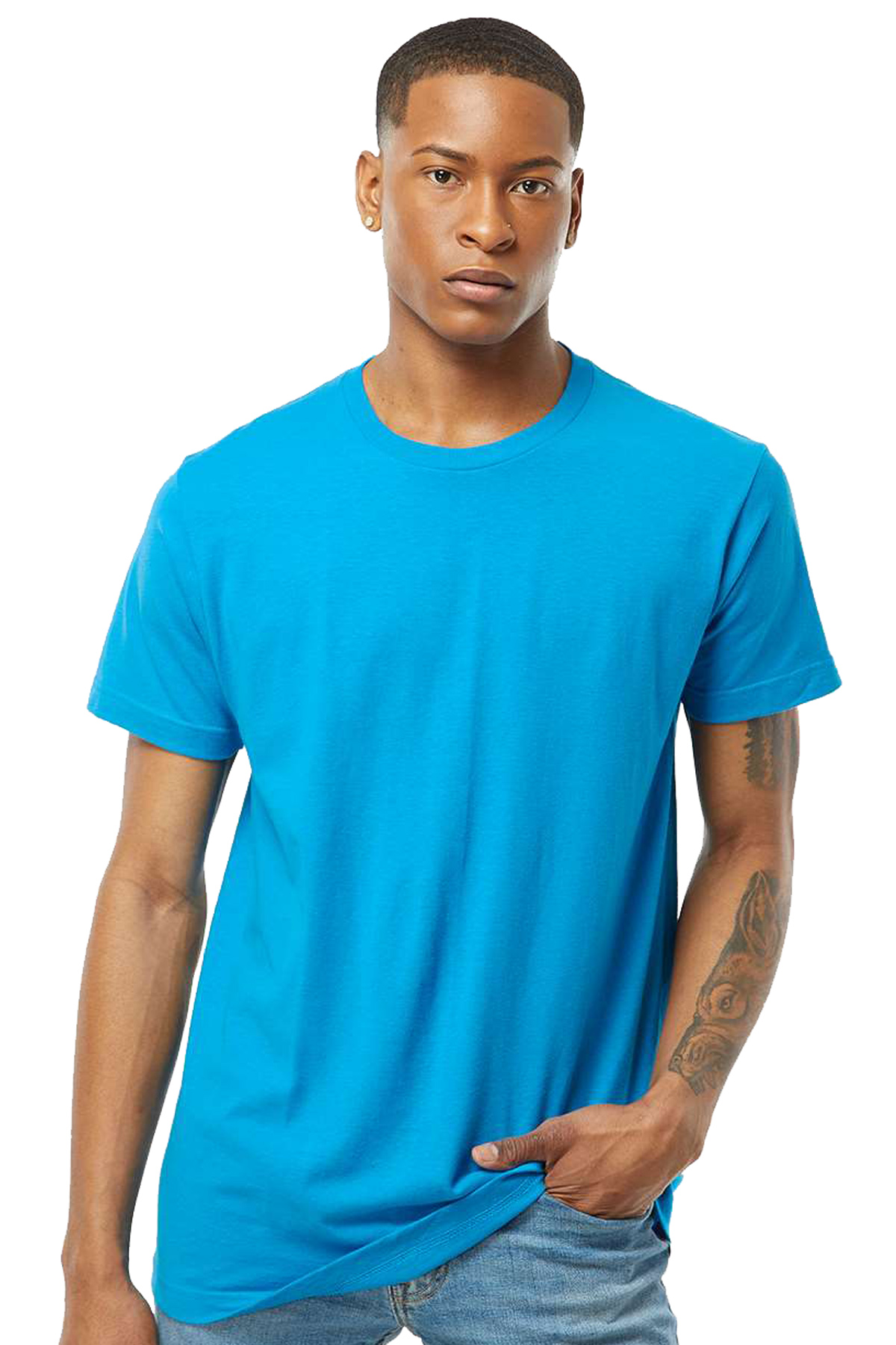 Tultex Embroidered Unisex Fine Jersey T-Shirt - Queensboro