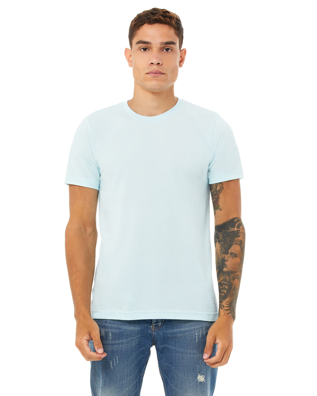 Bella+Canvas Digitally Printed Men's CVC Jersey Tee | T-Shirts - Queensboro