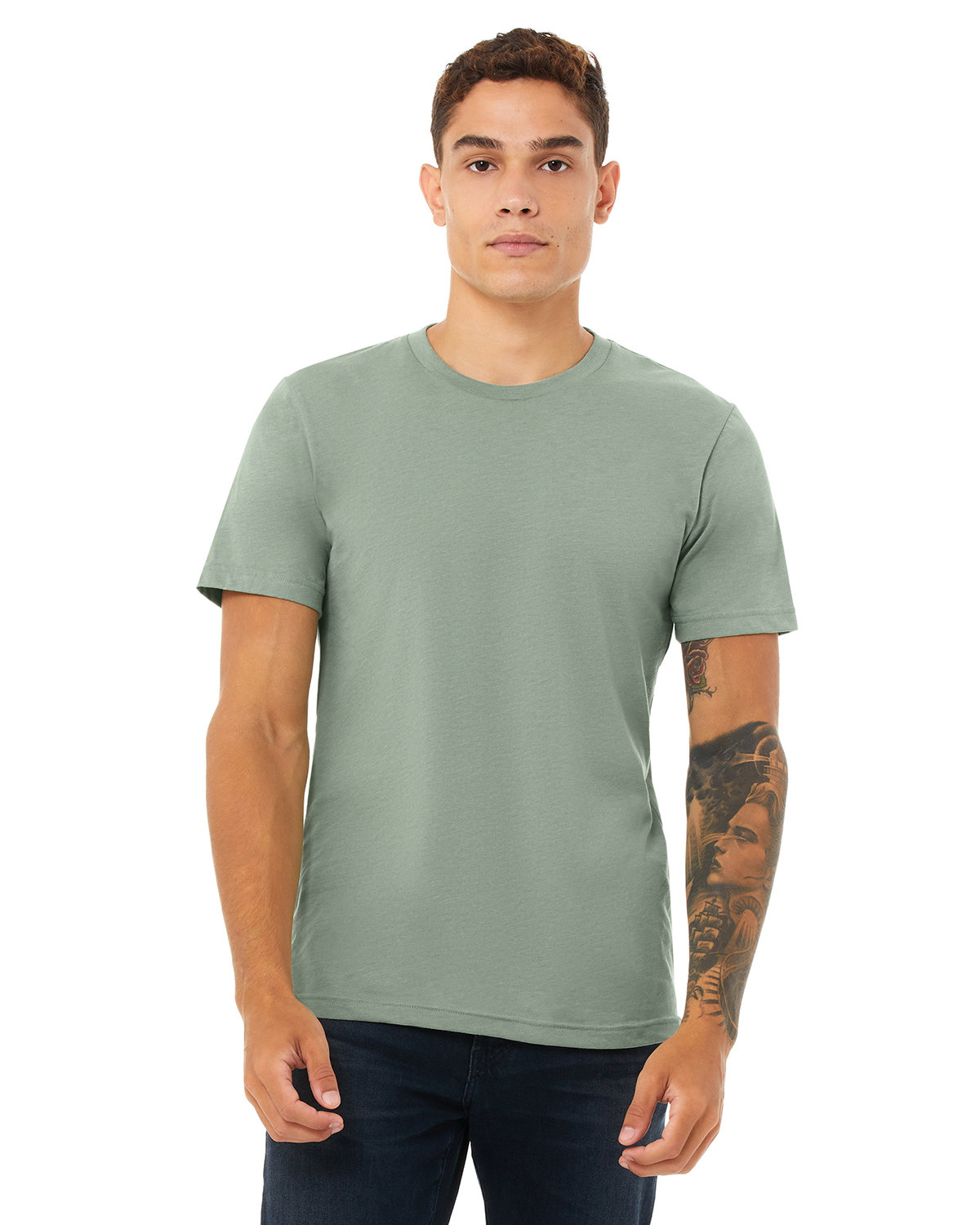 Bella+Canvas Digitally Printed Men's CVC Jersey Tee - Queensboro