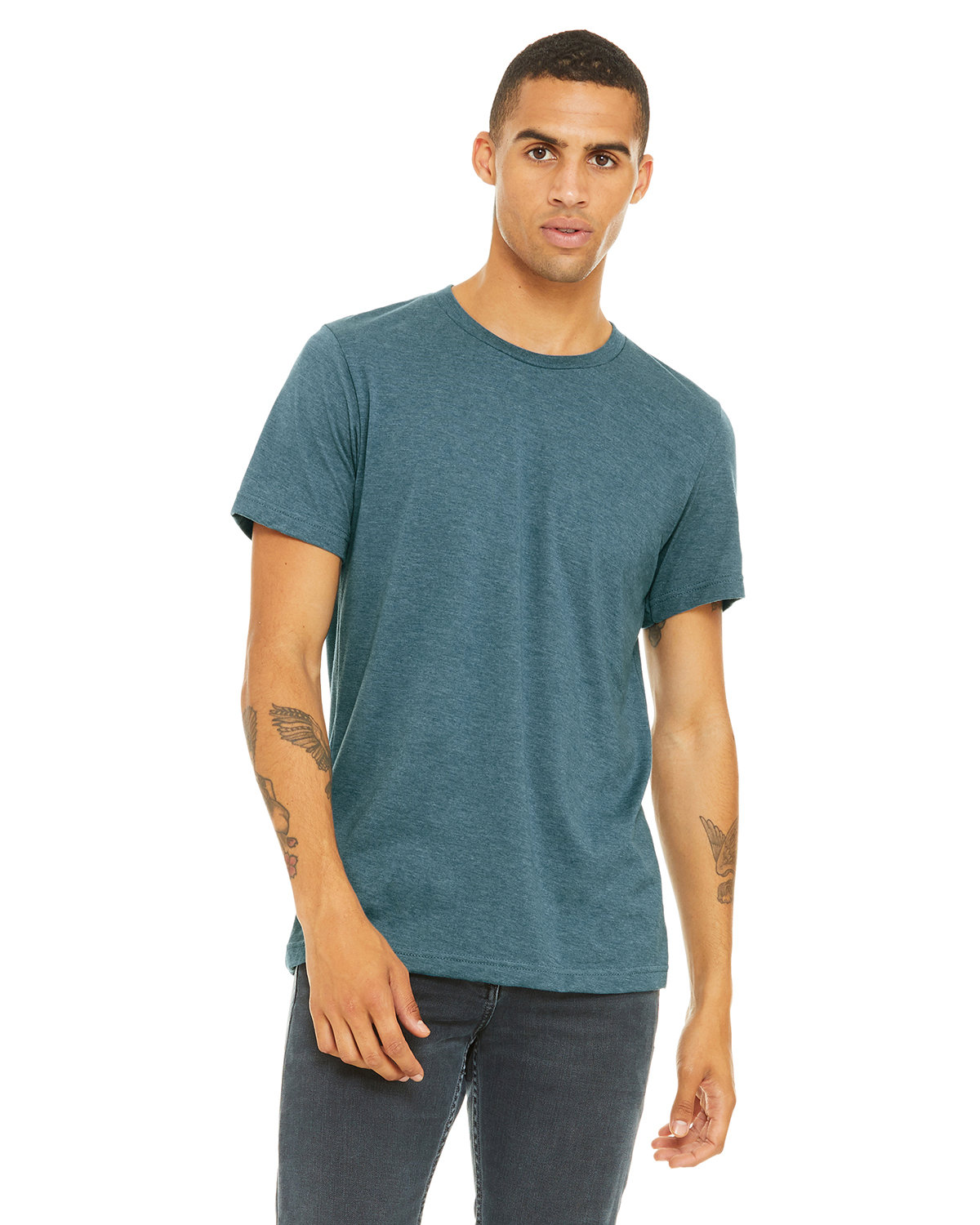 Bella+Canvas Digitally Printed Men's CVC Jersey Tee - Queensboro