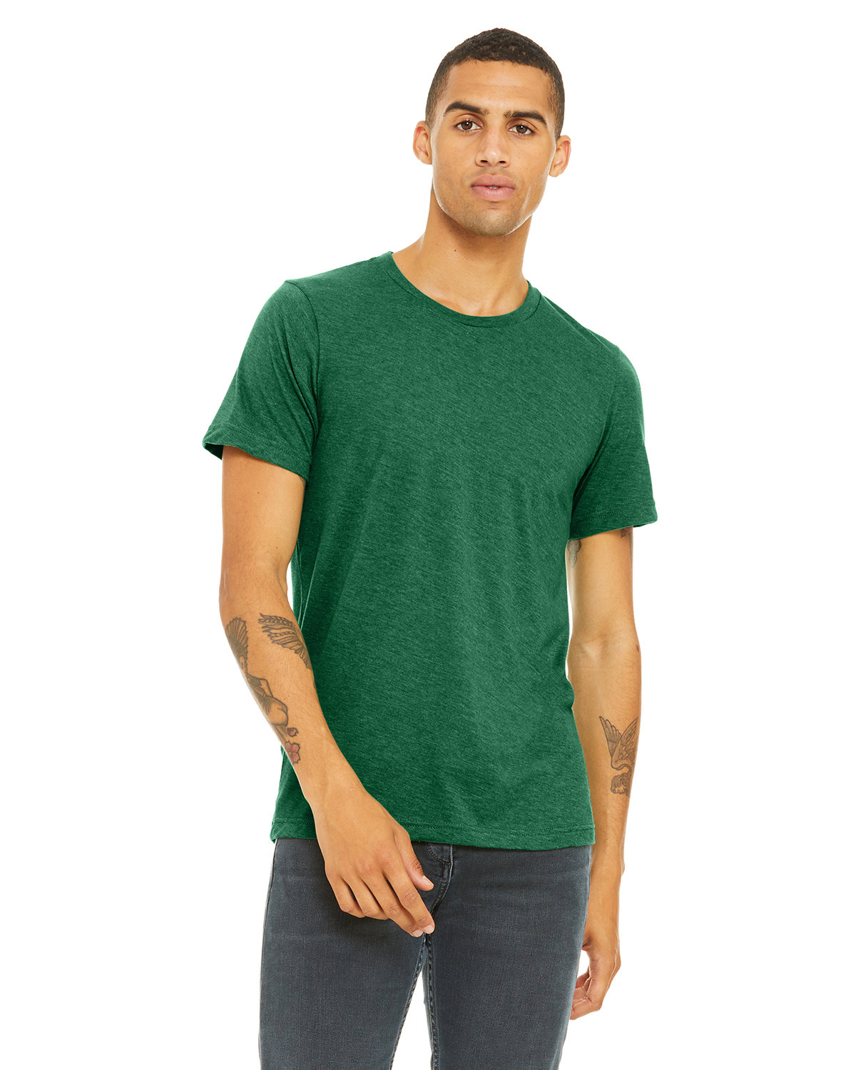 Bella+Canvas Digitally Printed Men's CVC Jersey Tee - Queensboro