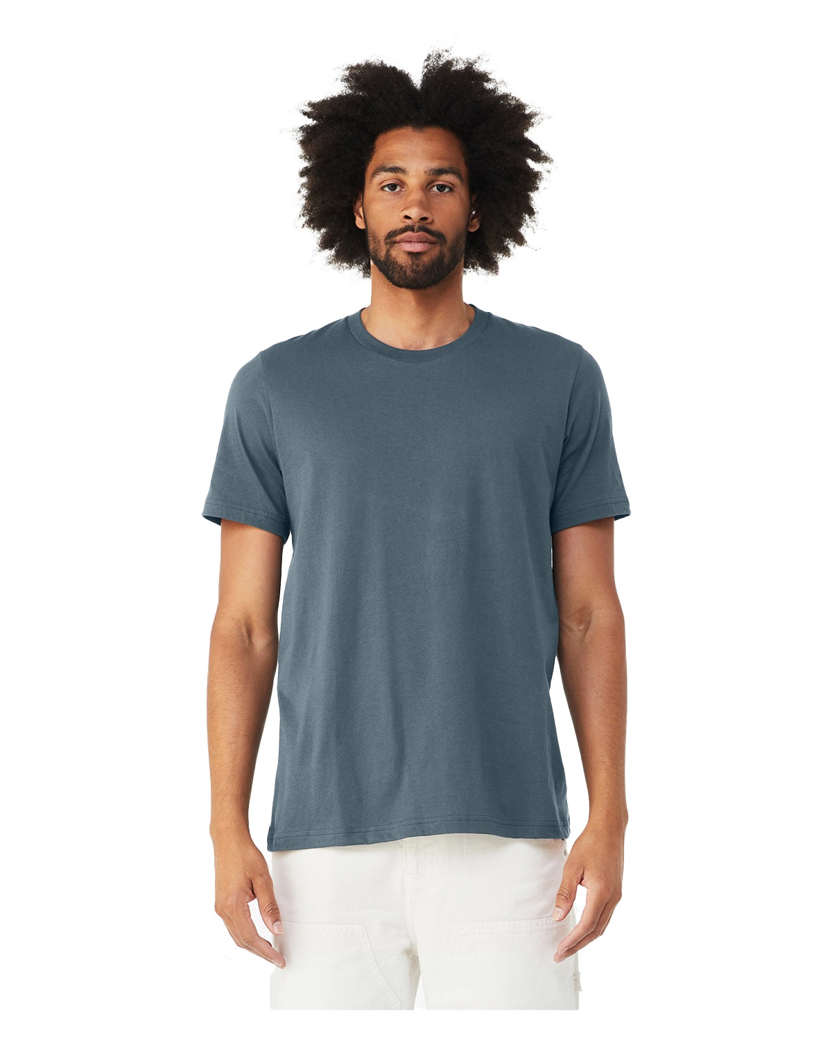 Bella+Canvas Printed Men's Ringspun Cotton T-Shirt | T-Shirts - Queensboro