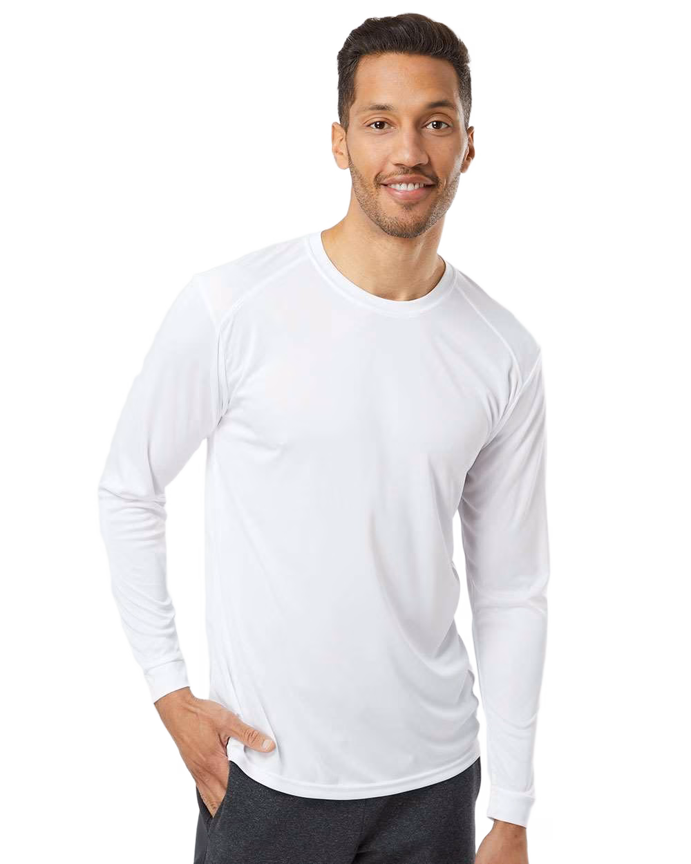 Paragon Embroidered Men's Islander Performance Long Sleeve T-Shirt Image - Paragon Embroidered Men's Islander Performance Long Sleeve T-Shirt