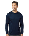 Paragon Embroidered Men's Bahama Performance Hooded Long Sleeve T-Shirt Thumb