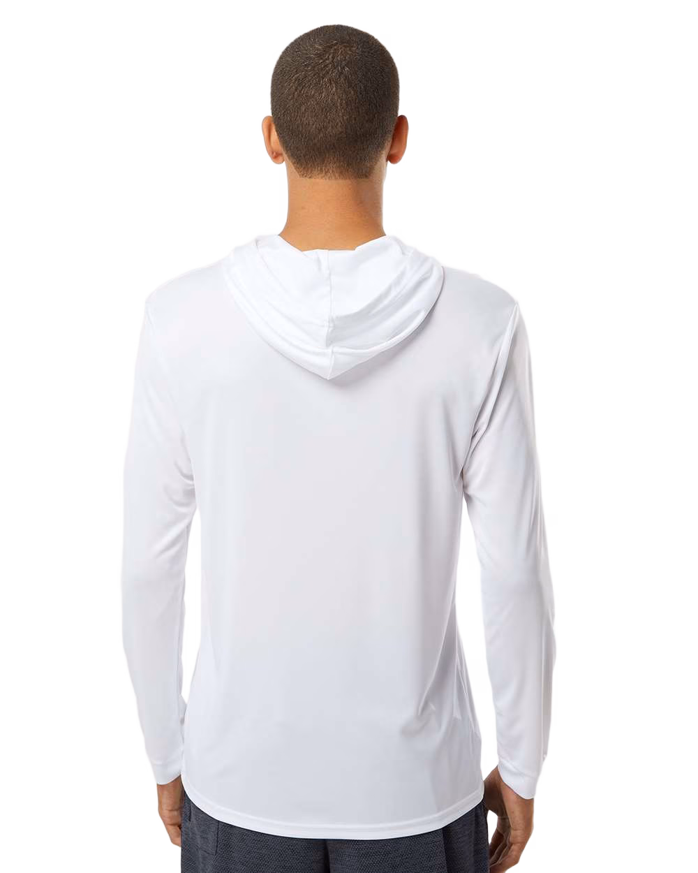 Paragon Embroidered Men's Bahama Performance Hooded Long Sleeve T-Shirt