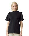 American Apparel Embroidered Unisex Pique Mockneck Tee Thumb