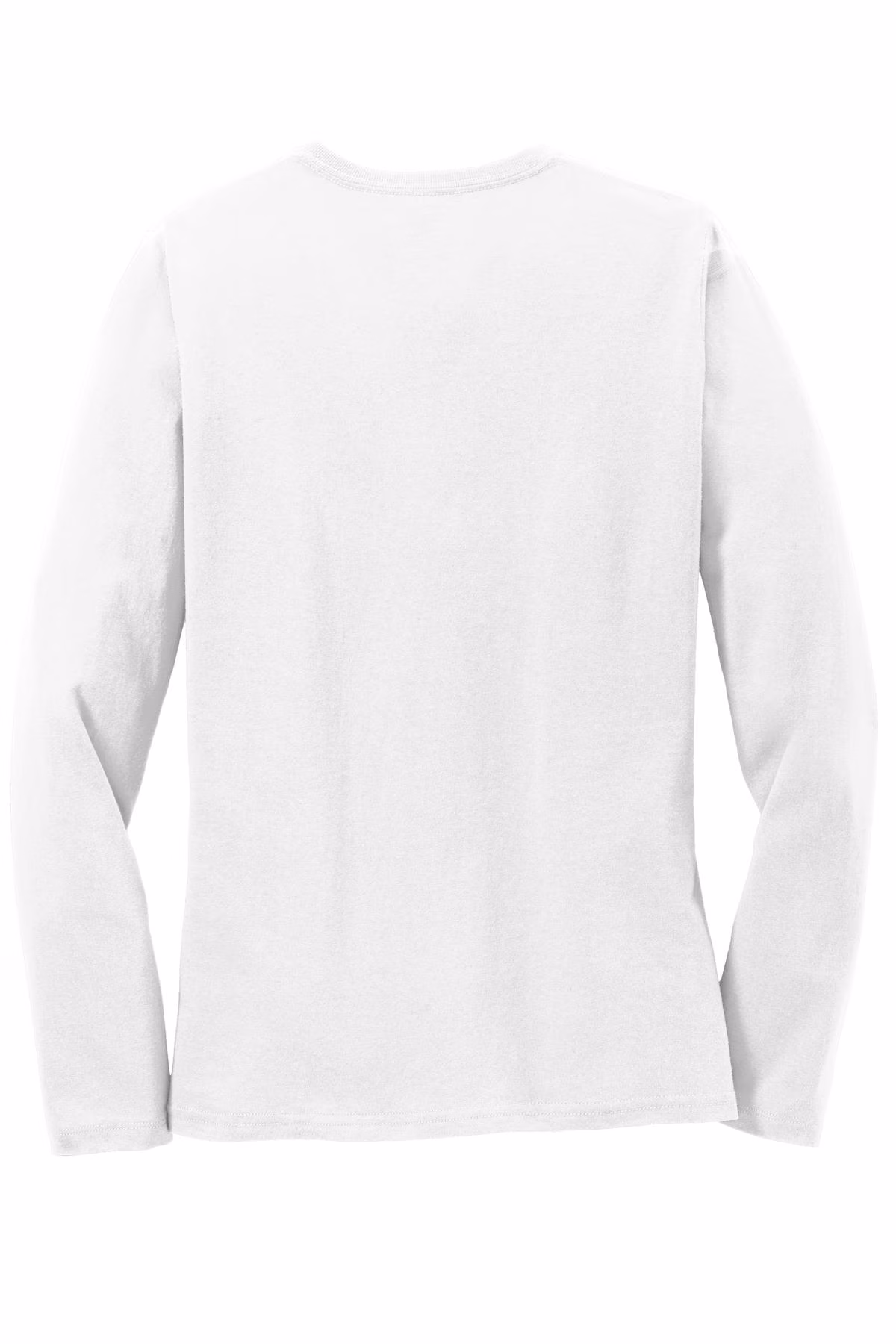 Port & Company  Printed Women's Long Sleeve Core Cotton Tee