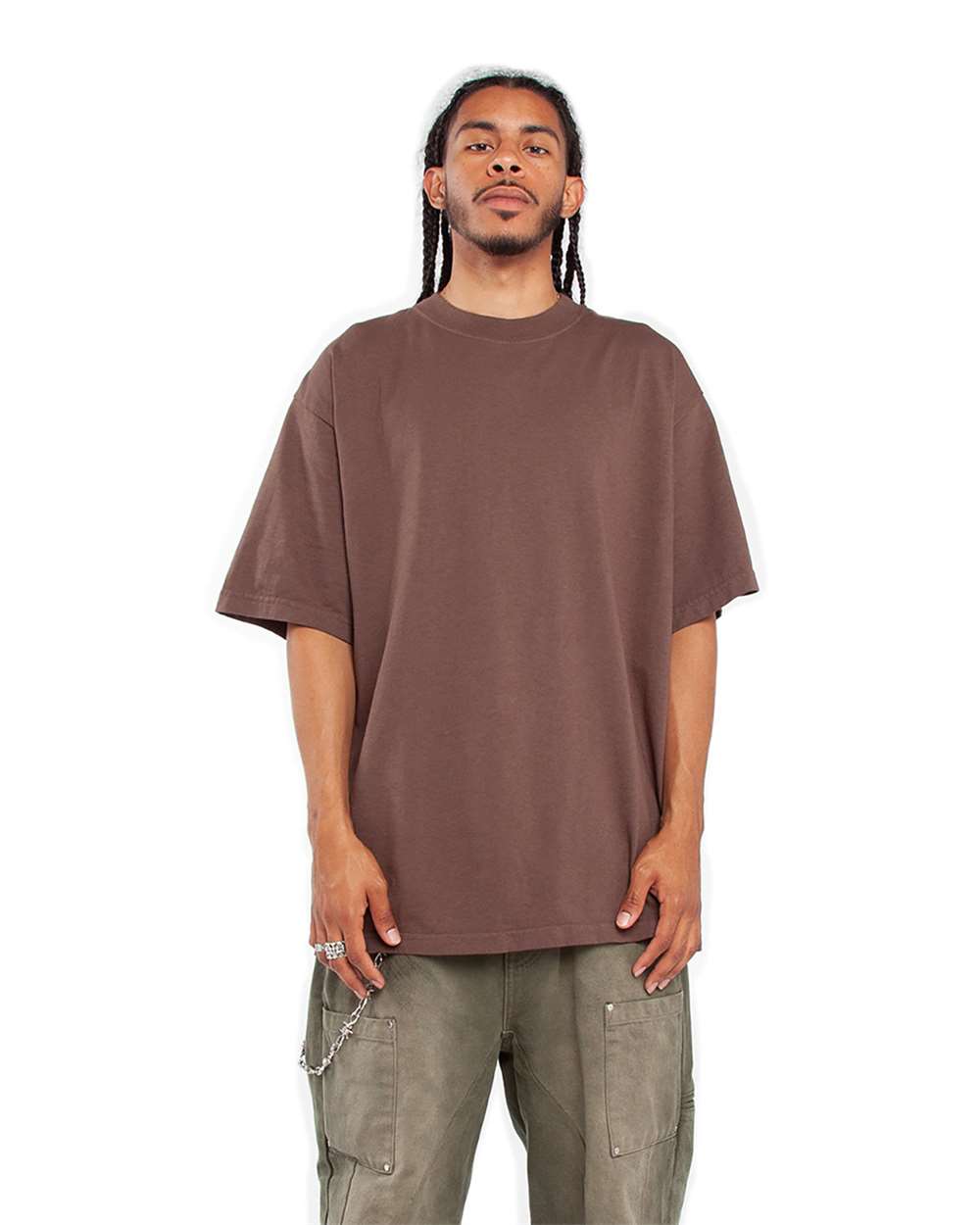 Shaka Wear Embroidered Garment-Dyed T-Shirt