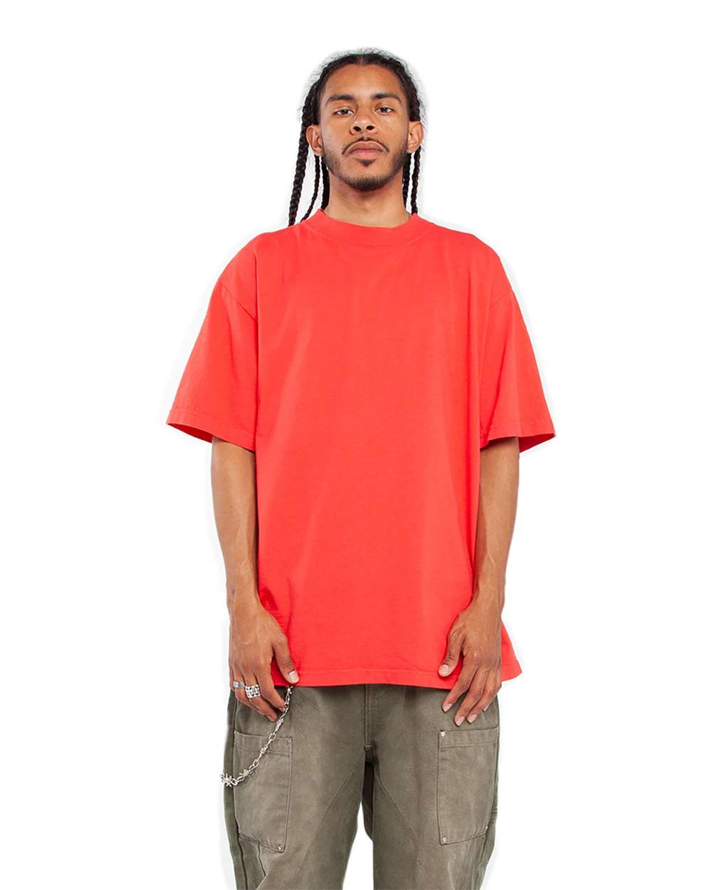 Shaka Wear Embroidered Garment-Dyed T-Shirt