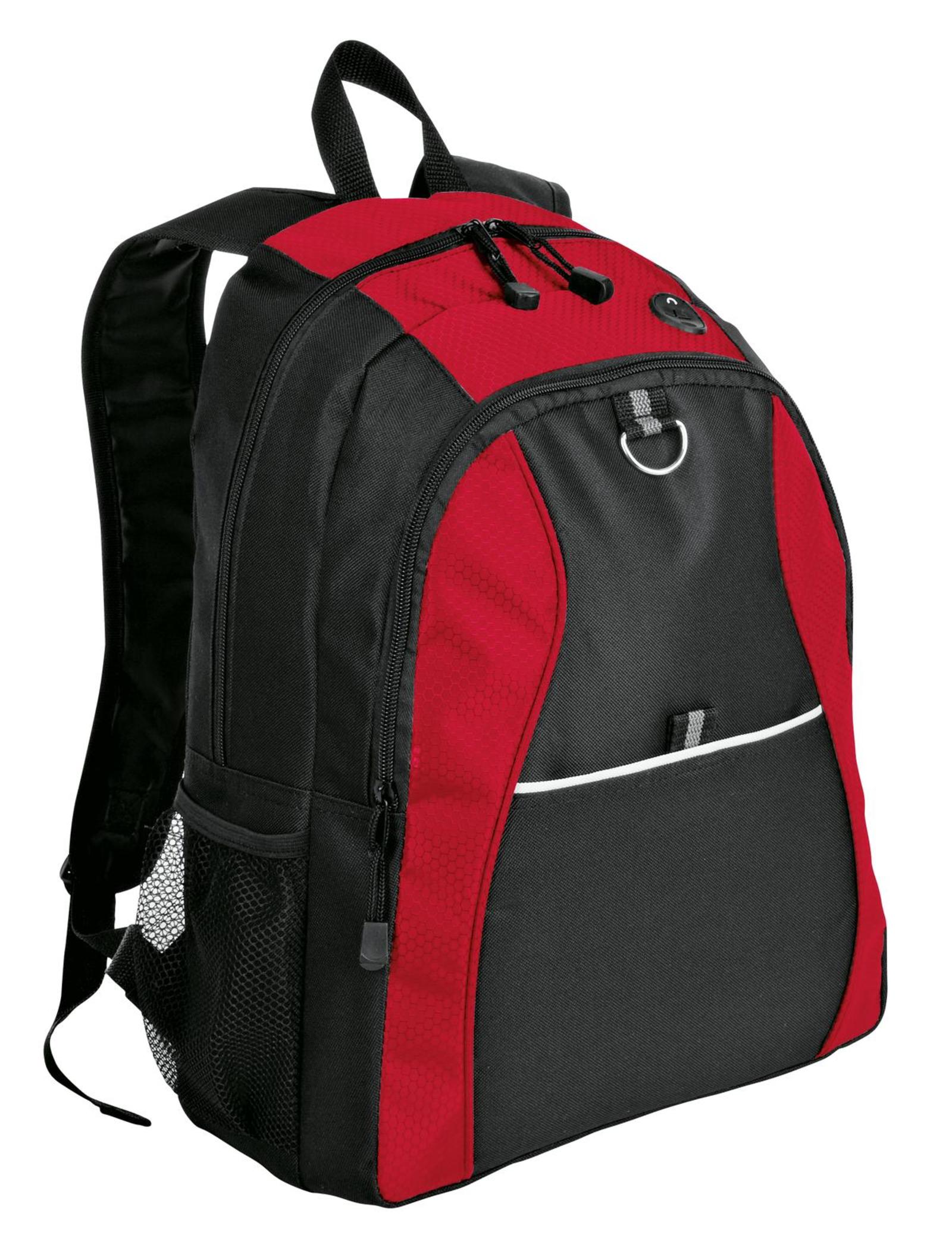 Port Authority Printed Contrast Honeycomb Backpack
