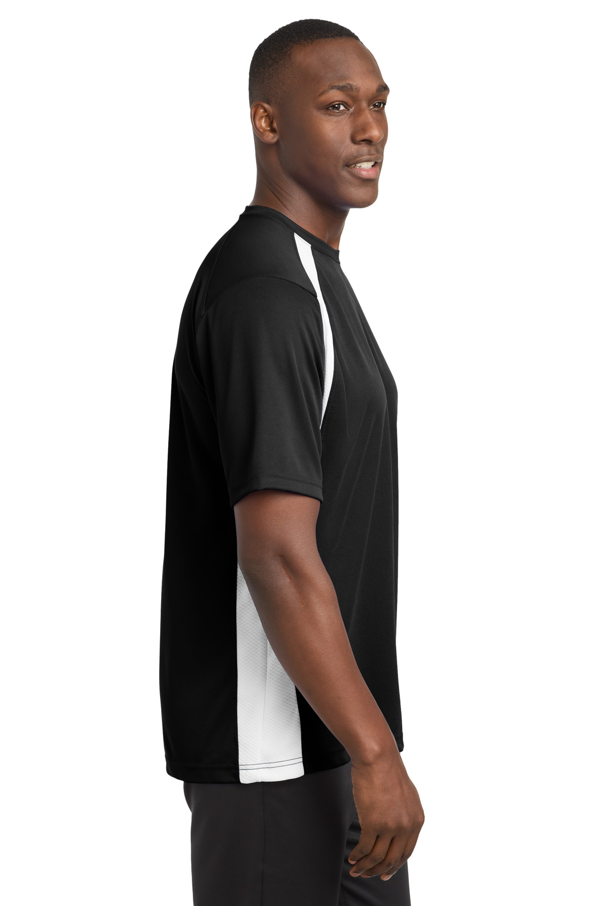 Sport-Tek Embroidered Dry Zone Colorblock Crew