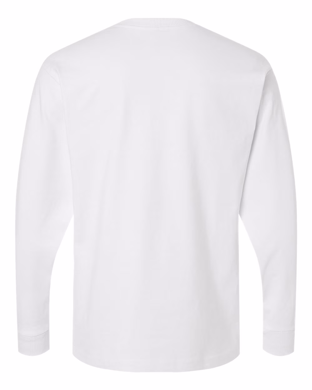 American Apparel Printed Super Heavyweight Long Sleeve Pocket Tee