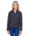 North End Embroidered Women's Voyage Fleece Jacket Thumb