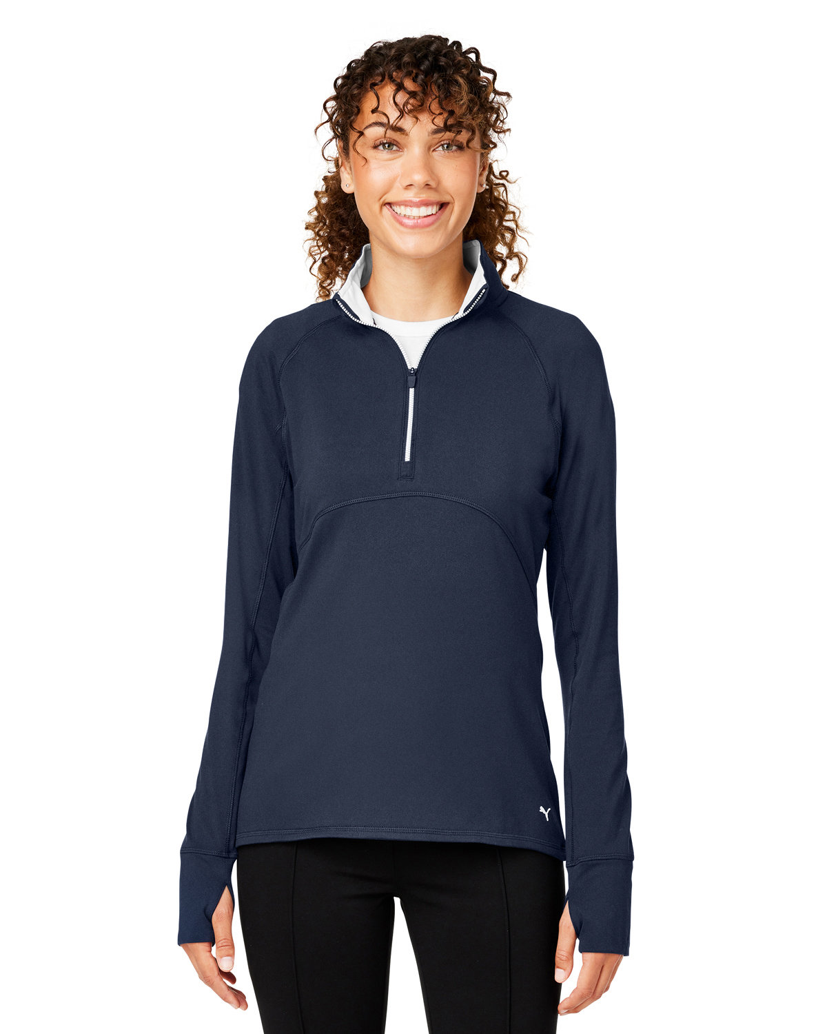 Puma Embroidered Women's Gamer Golf Quarter-Zip Thumb