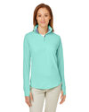 Nautica Embroidered Women's Saltwater Quarter-Zip Pullover Thumb