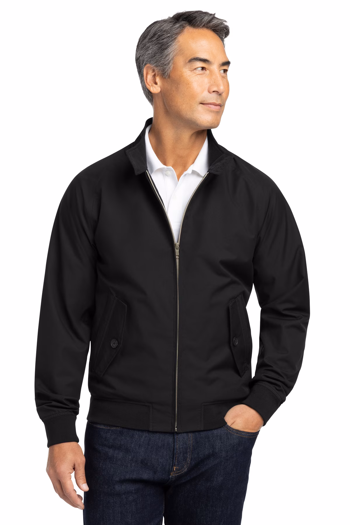 Brooks Brothers Embroidered Men's Bomber Jacket Image - Brooks Brothers Embroidered Men's Bomber Jacket