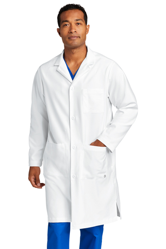 WonderWink Embroidered Men's Long Lab Coat