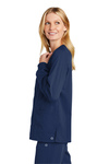 Wink Embroidered Women's Premier Flex Full-Zip Scrub Jacket Thumb